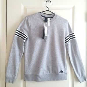 Adidas Womens Sweatshirt NWT Changeover Crew XS Grey